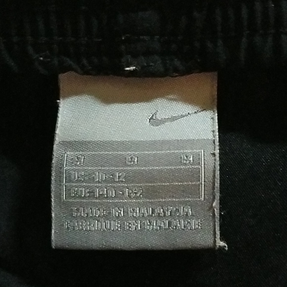Nike NIKE Warm-up pants, nylon pants, rustling pants, men's size L polyester black type Vintage Second Hand